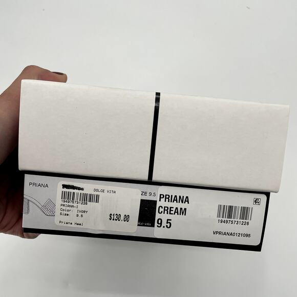 DOLCE VITA New in Box Priana Heels in Cream // 9.5 - Picture 12 of 13